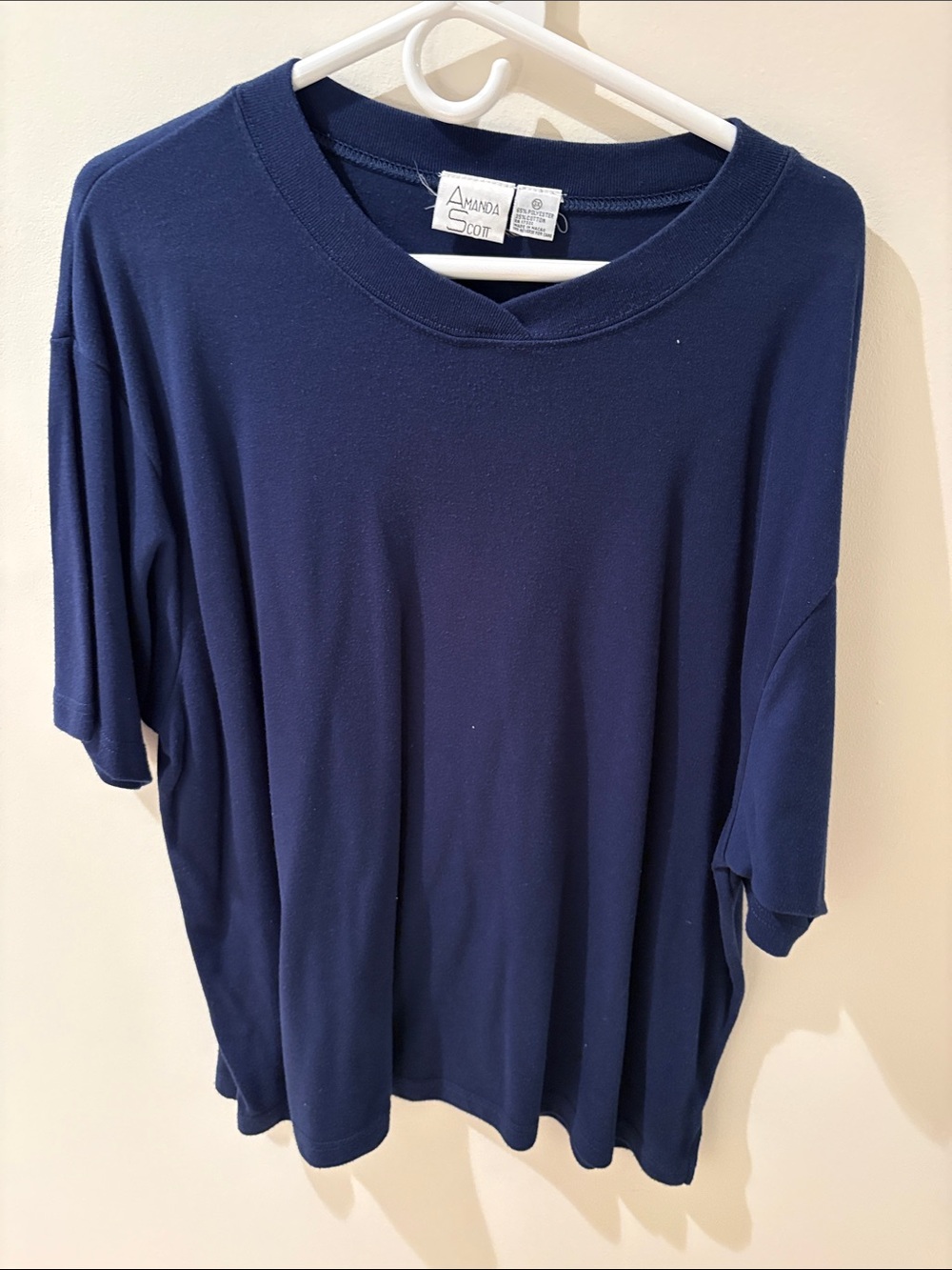 Scott Women's Navy Short Sleeve Crew Tee